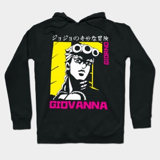 Giorno JJBA Anime Fanart Hoodie